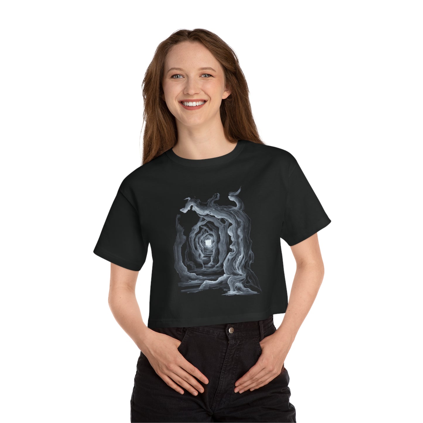 The Tunnel Champion Women's Heritage Cropped T-Shirt The Tunnel