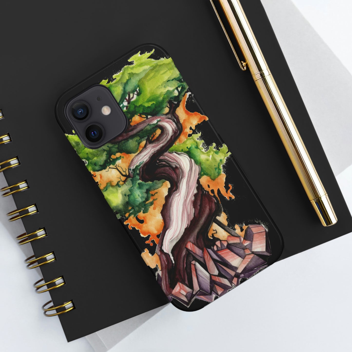Liquid Trees #2 Tough iPhone Case